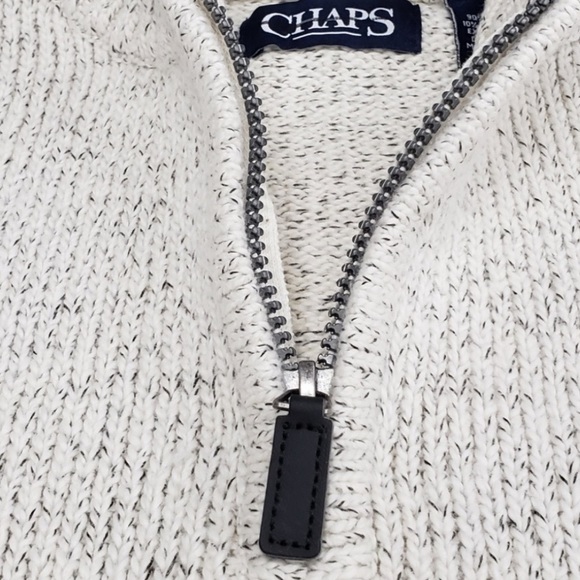 Chaps Ralph Lauren Polo mens zip neck sweater - Picture 7 of 7